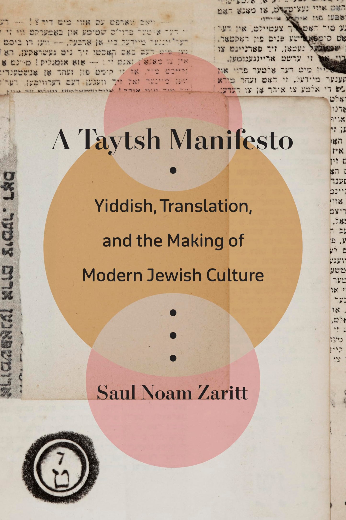 A Taytsh Manifesto book cover