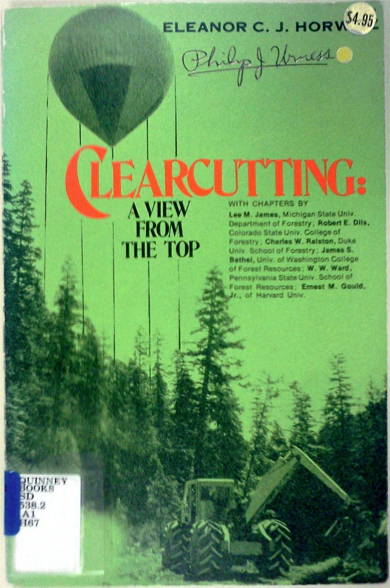 Clearcutting: A View from the Top book cover