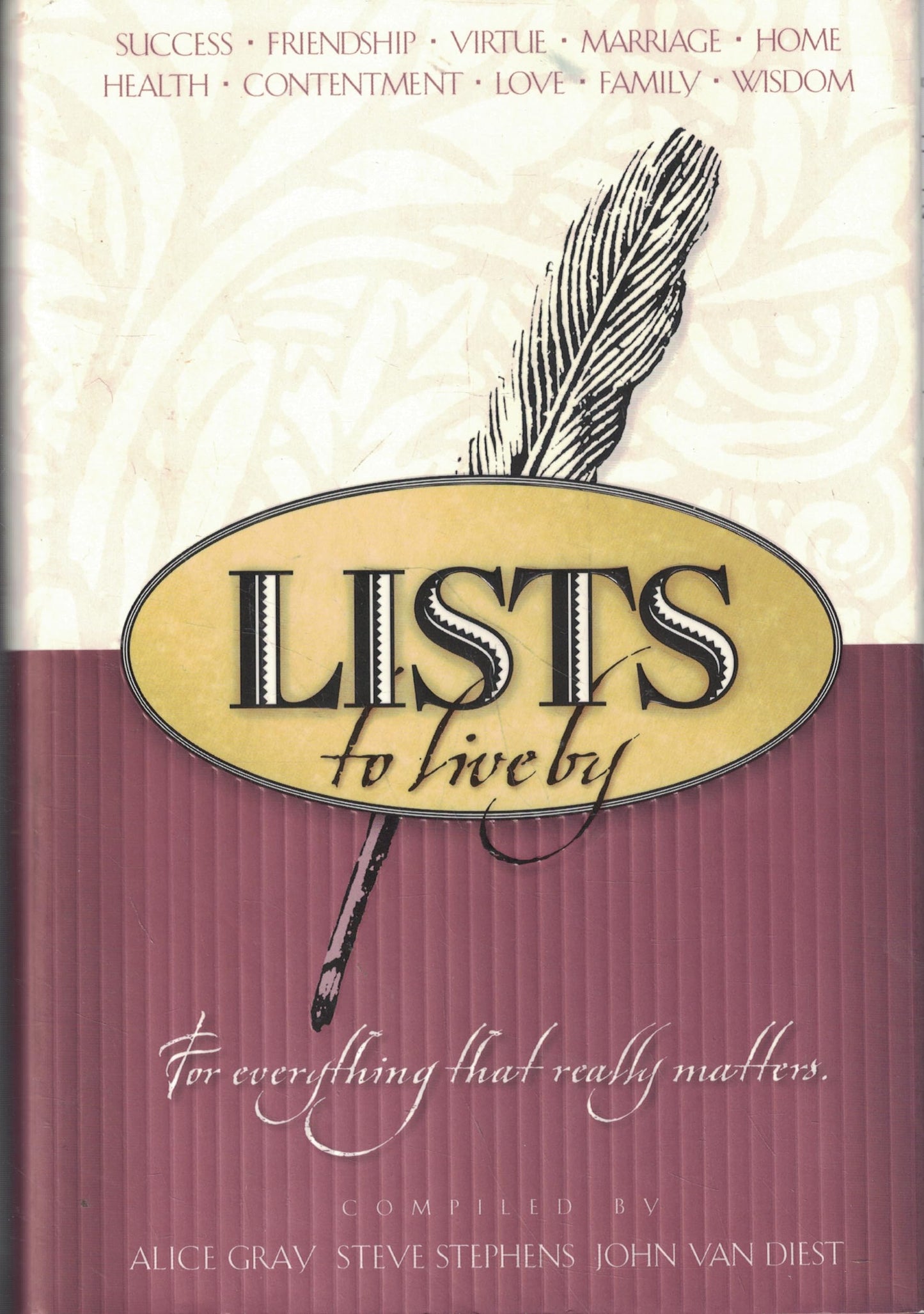 Lists to Live by: The First Collection Special Edition Books Are Fun book cover