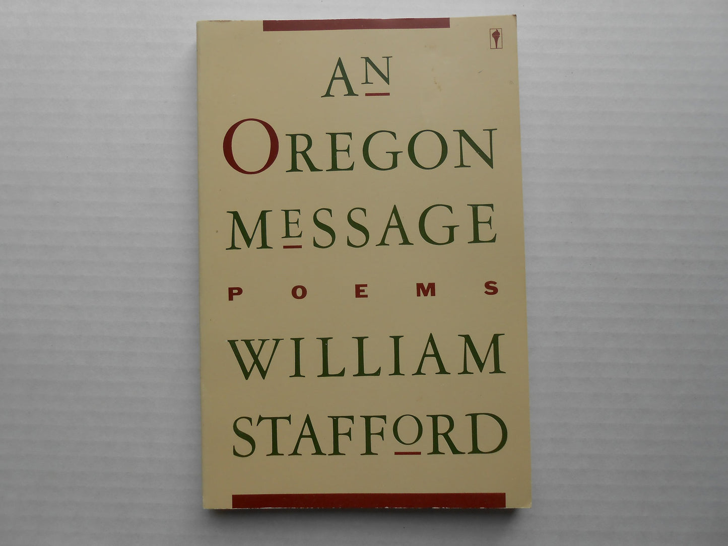 Oregon Message book cover