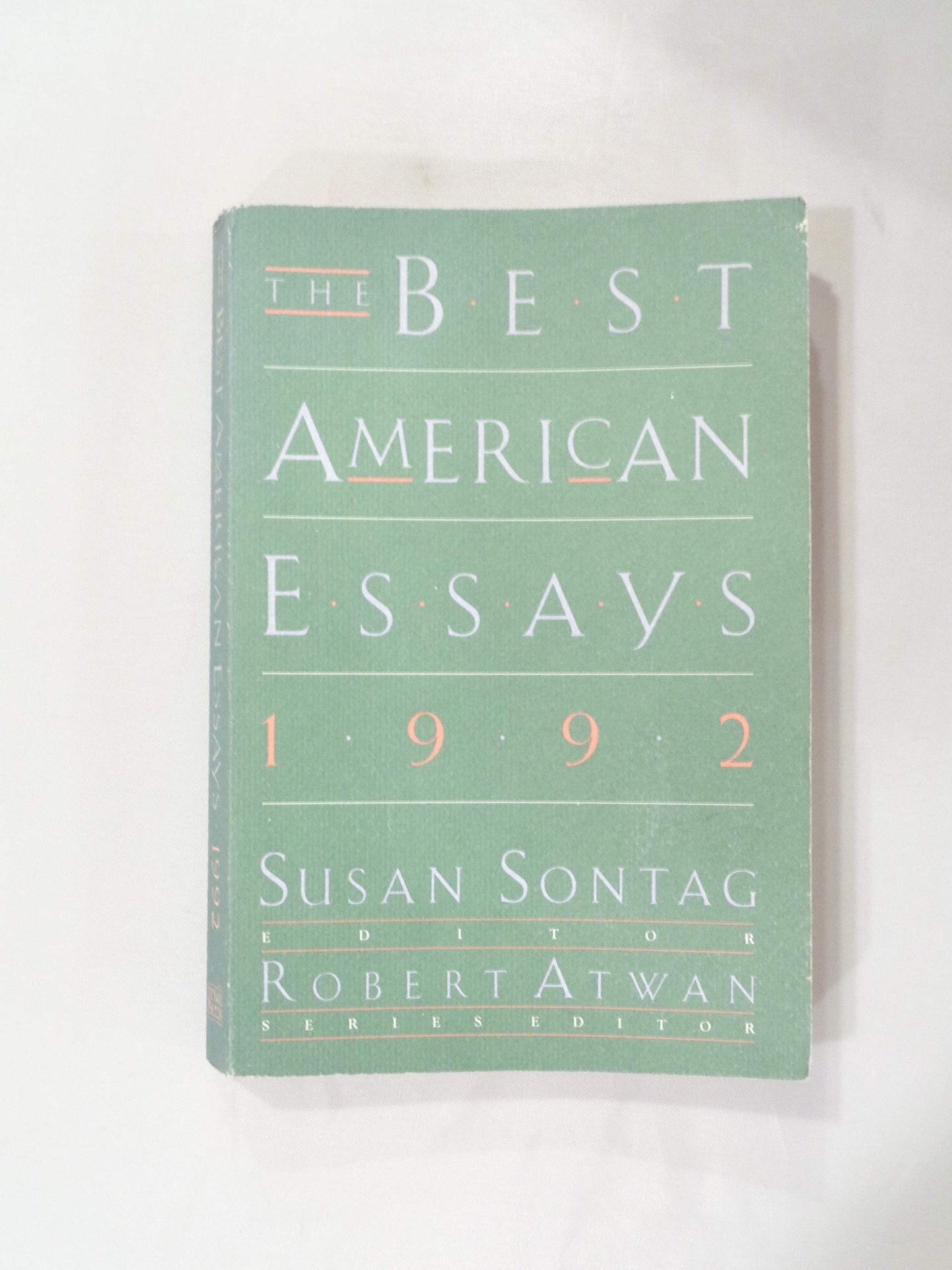 Best American Essays 1992 book cover