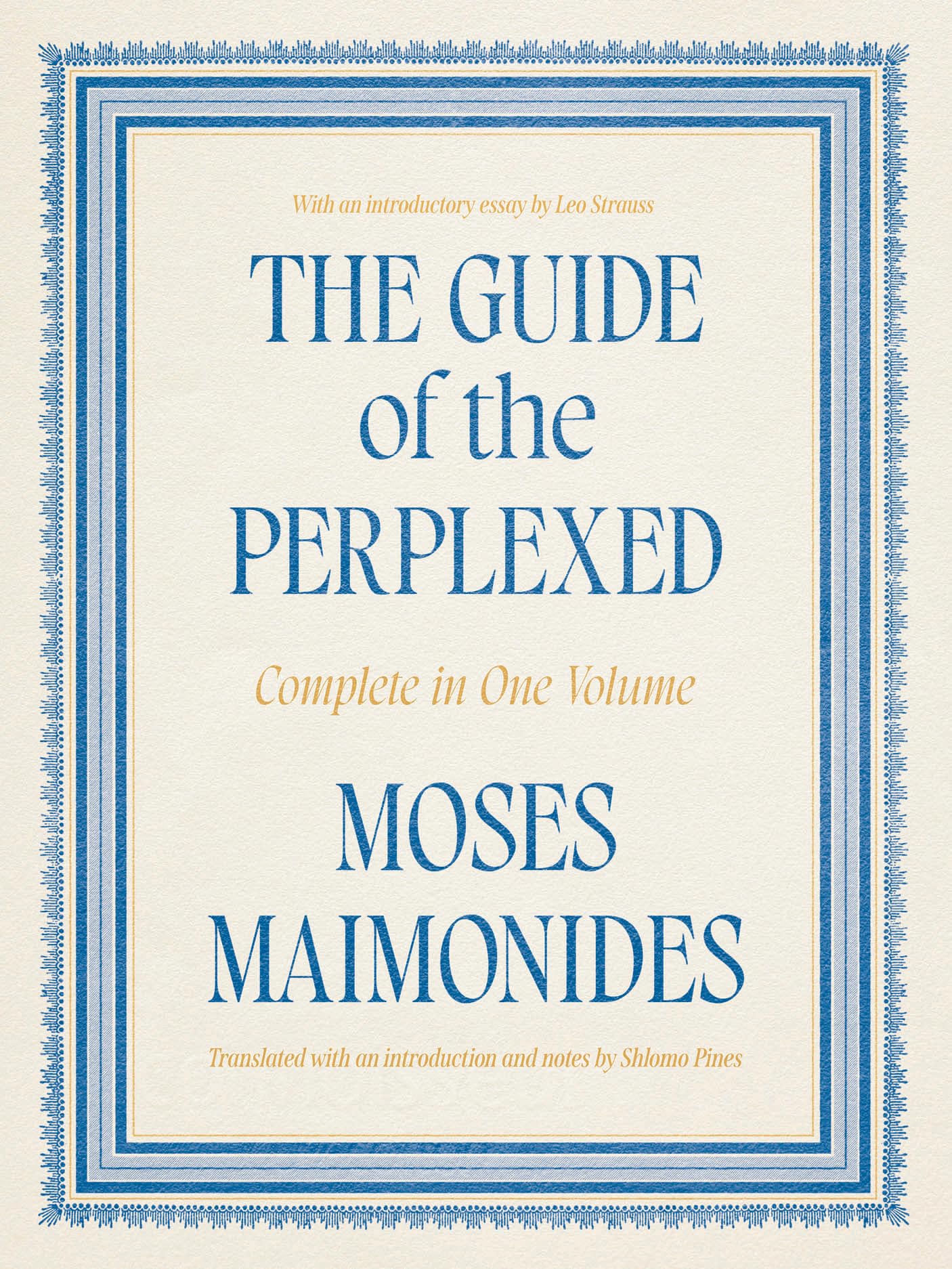 The Guide of the Perplexed book cover