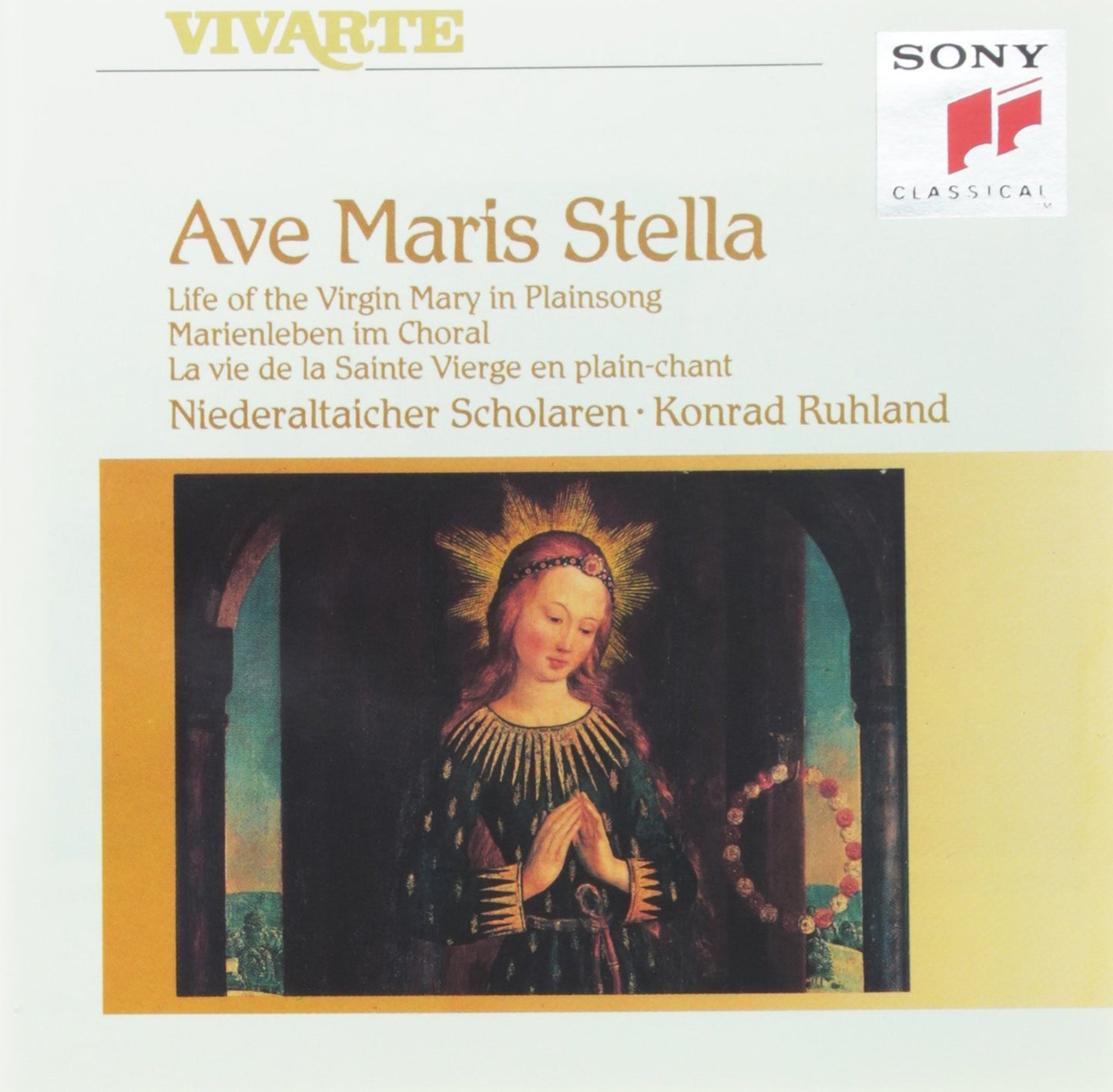 Ave Maris Stella: Life of Virgin Mary in Plainsong book cover