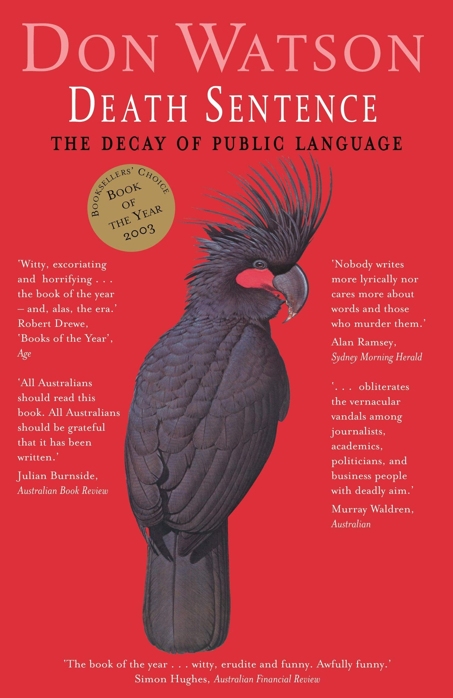 DEATH SENTENCE. The Decay of Public Language. book cover