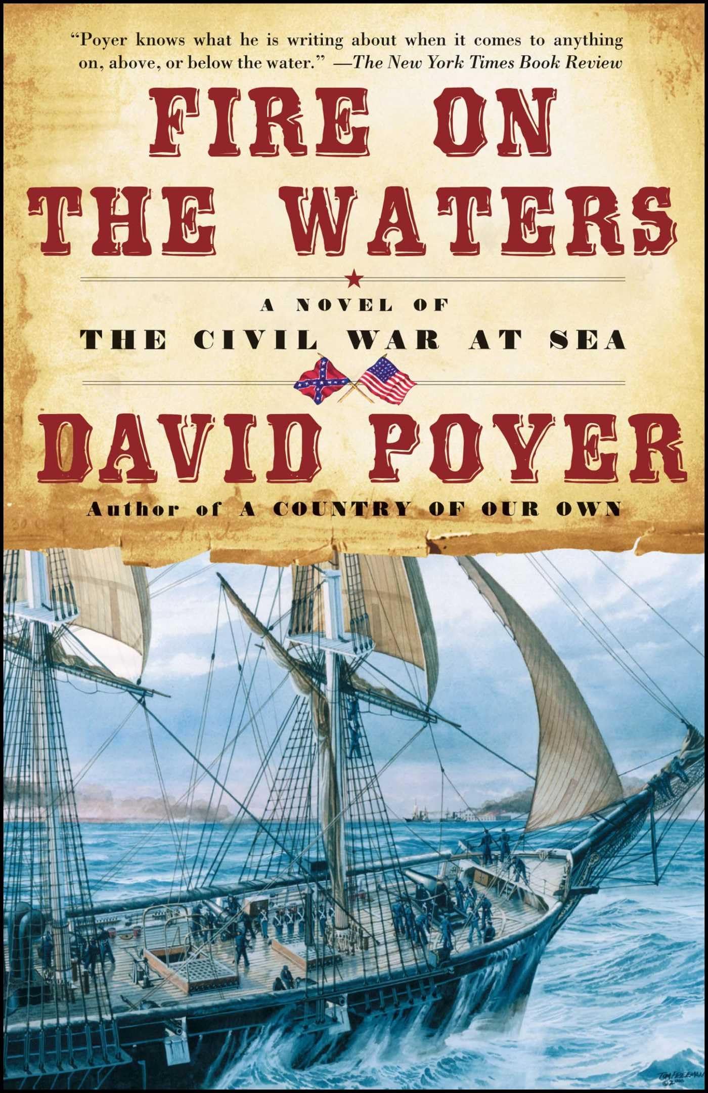 Fire on the Waters: A Novel of the Civil War at Sea book cover