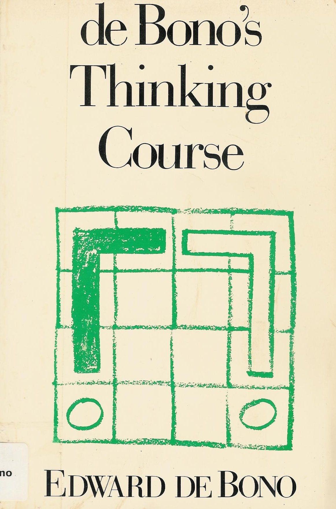 de Bono's Thinking Course book cover