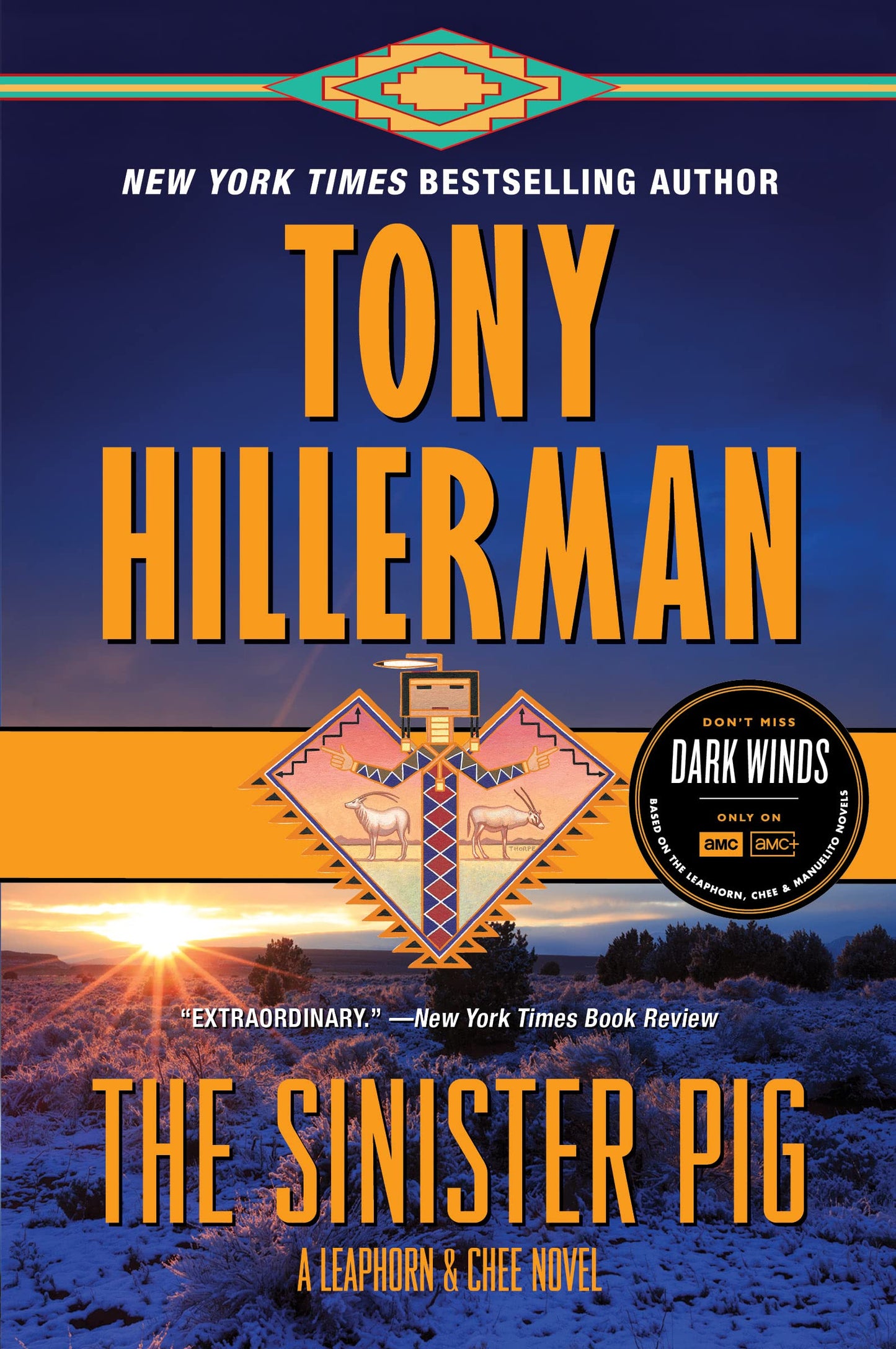 Sinister Pig: A Leaphorn and Chee Novel book cover