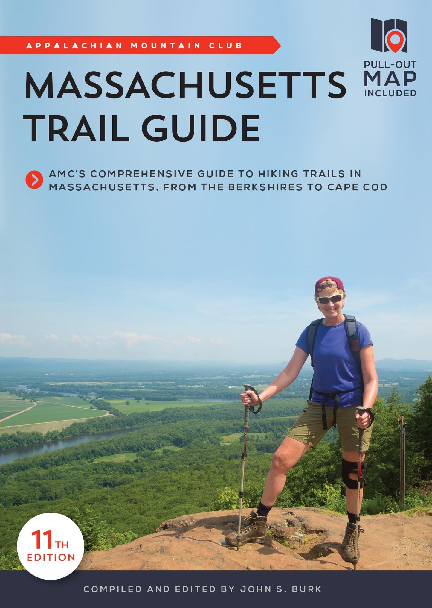 Massachusetts Trail Guide: Amc's Comprehensive Guide to Hiking Trails in Massachusetts, from the Berkshires to Cape Cod book cover