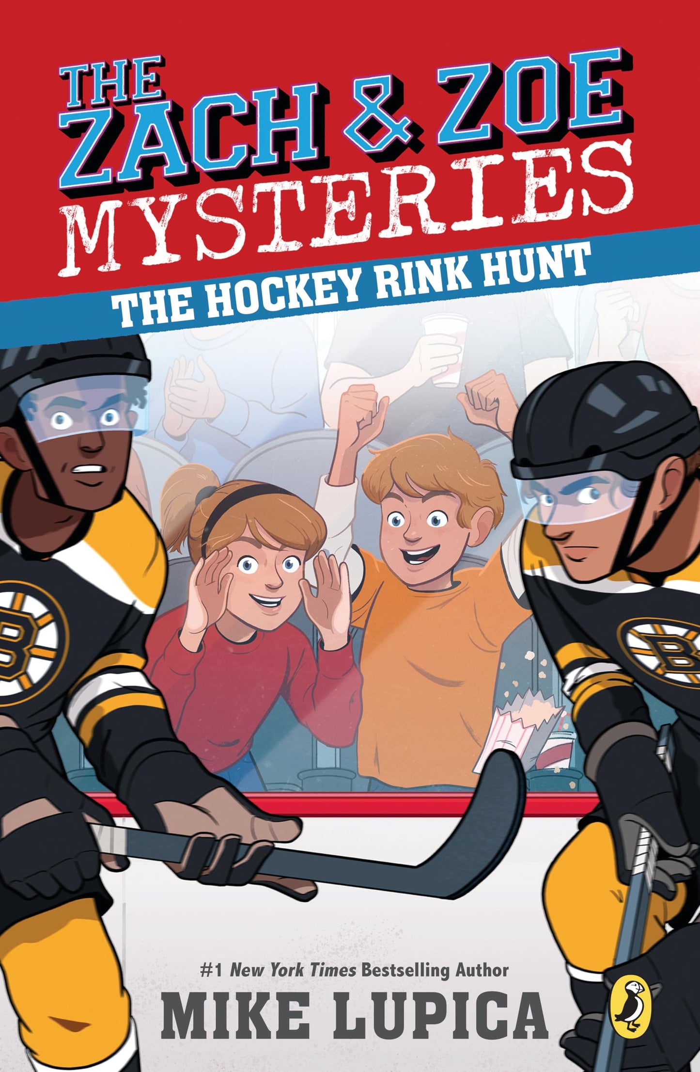 The Hockey Rink Hunt (Zach and Zoe Mysteries, The) book cover