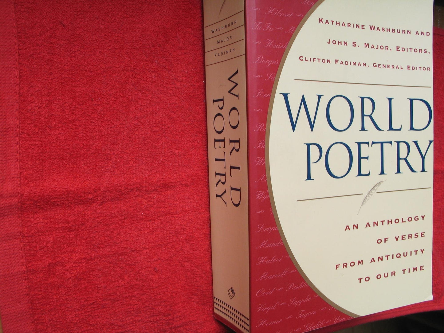World Poetry: An Anthology of Verse From Antiquity to our Time book cover