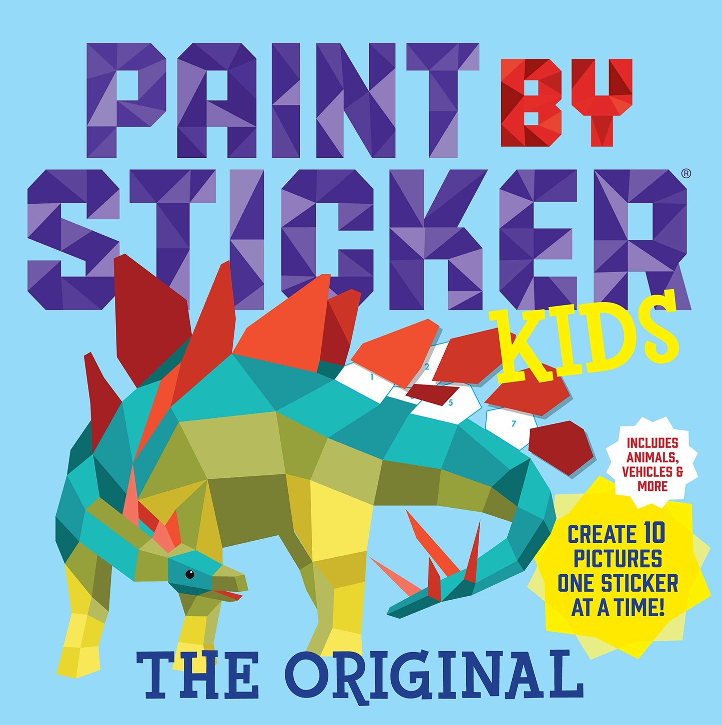 Paint by Sticker Kids, the Original: Create 10 Pictures One Sticker at a Time! (Kids Activity Book, Sticker Art, No Mess Activity, Keep Kids Busy) book cover