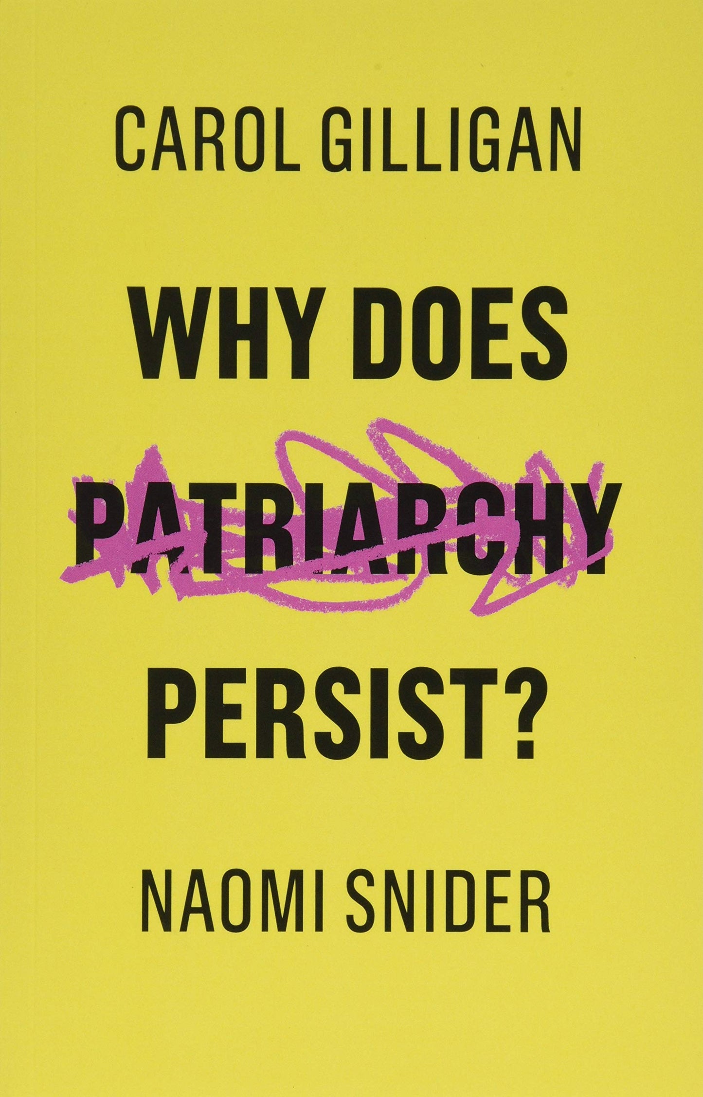 Why Does Patriarchy Persist? book cover