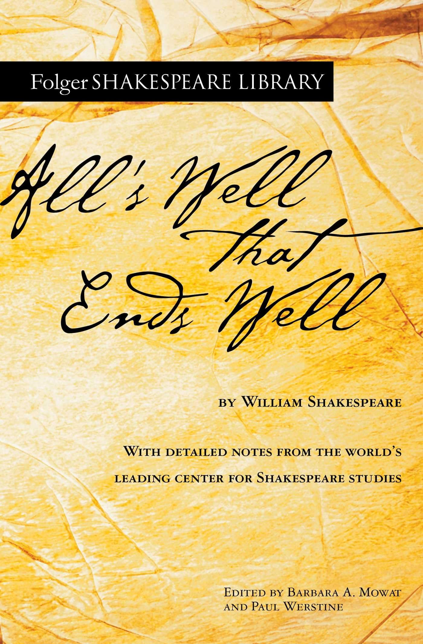 All's Well That Ends Well book cover
