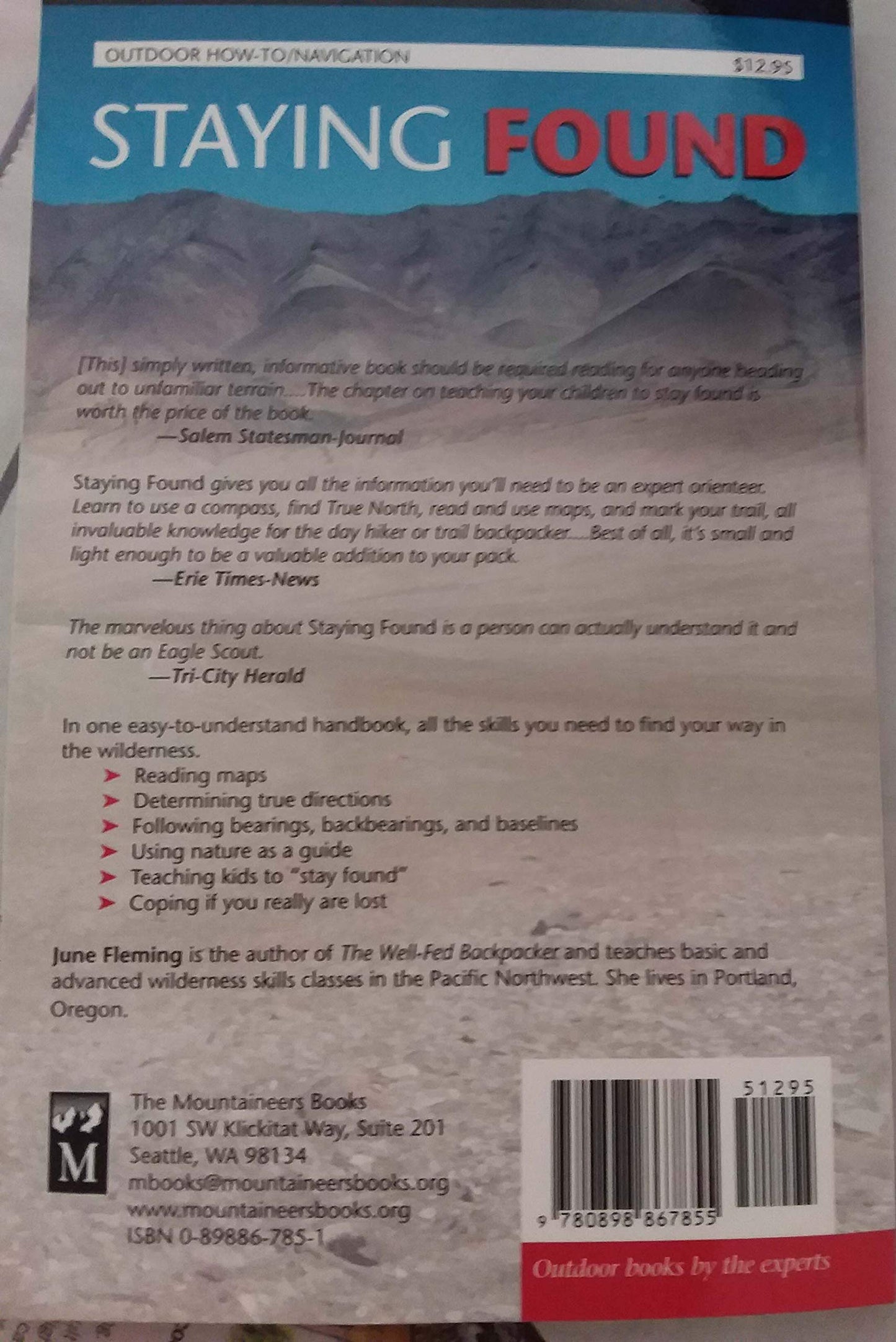 Staying Found: The Complete Map and Compass Handbook