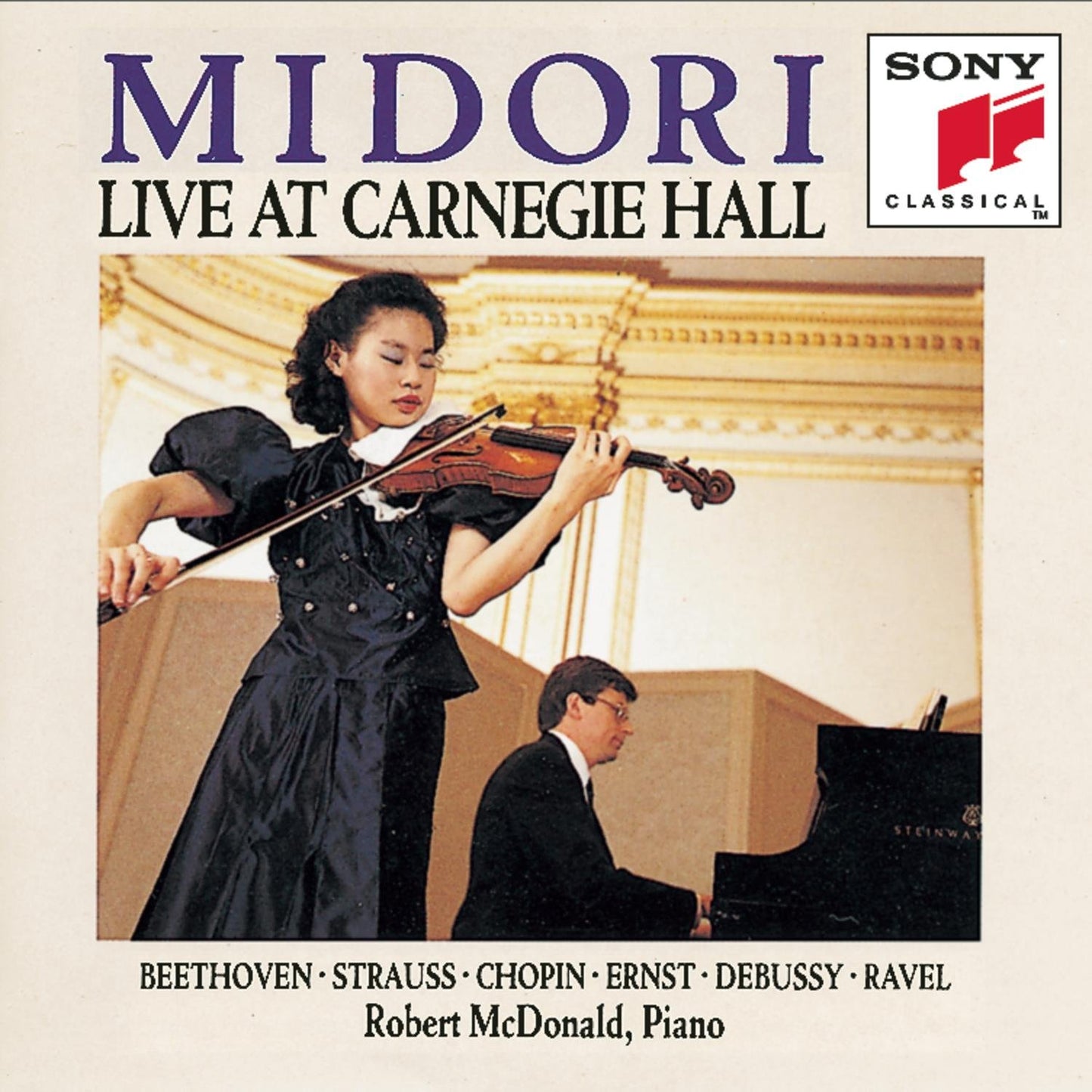 Midori Live at Carnegie Hall book cover