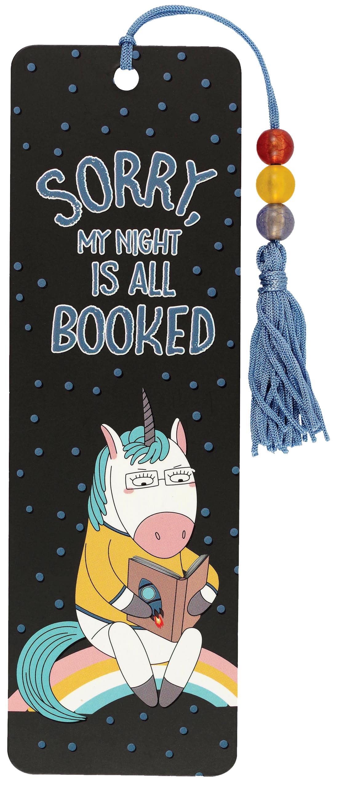 Sorry, My Night Is All Booked Beaded Bookmark book cover