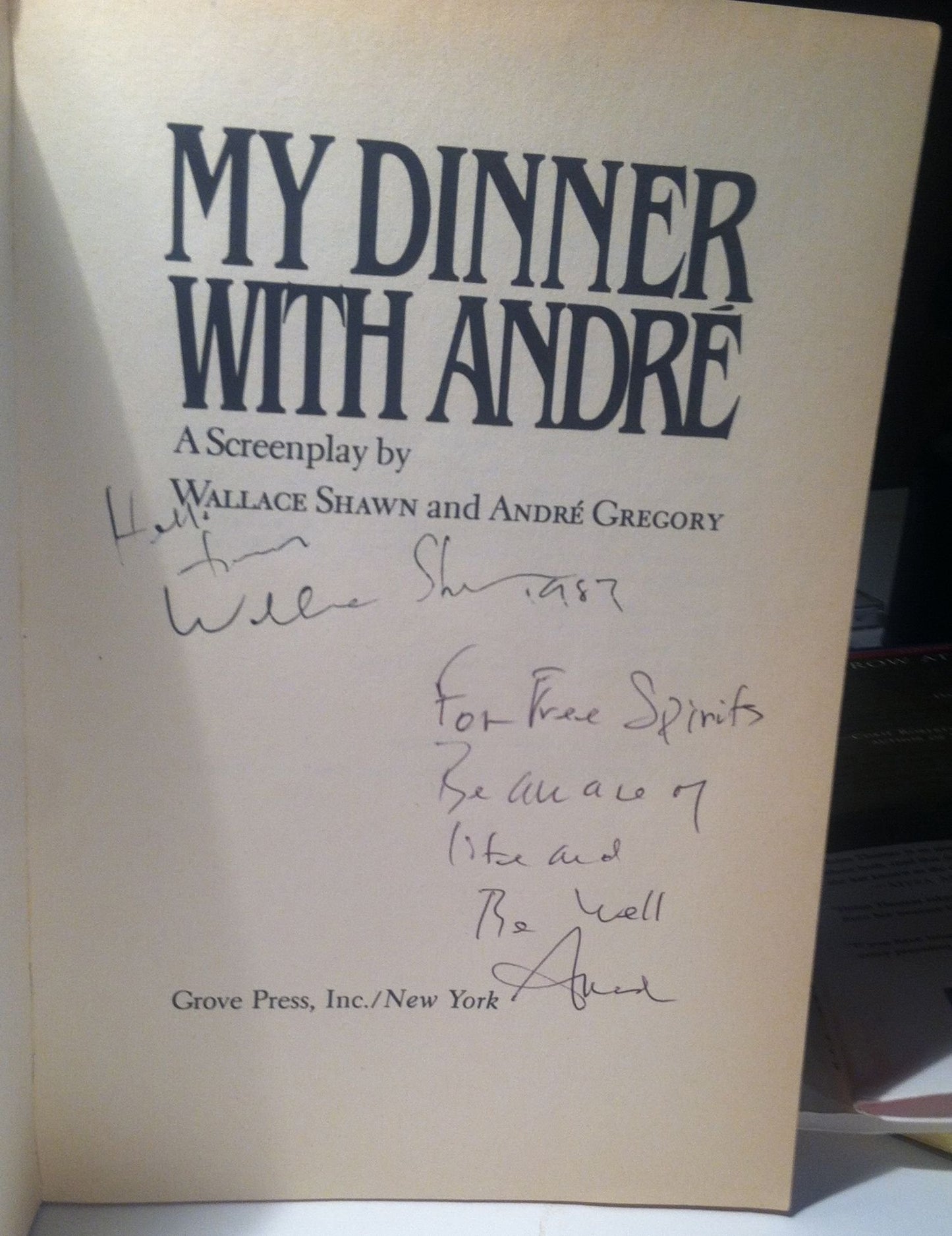 My Dinner with Andrae: A Screenplay (Evergreen)