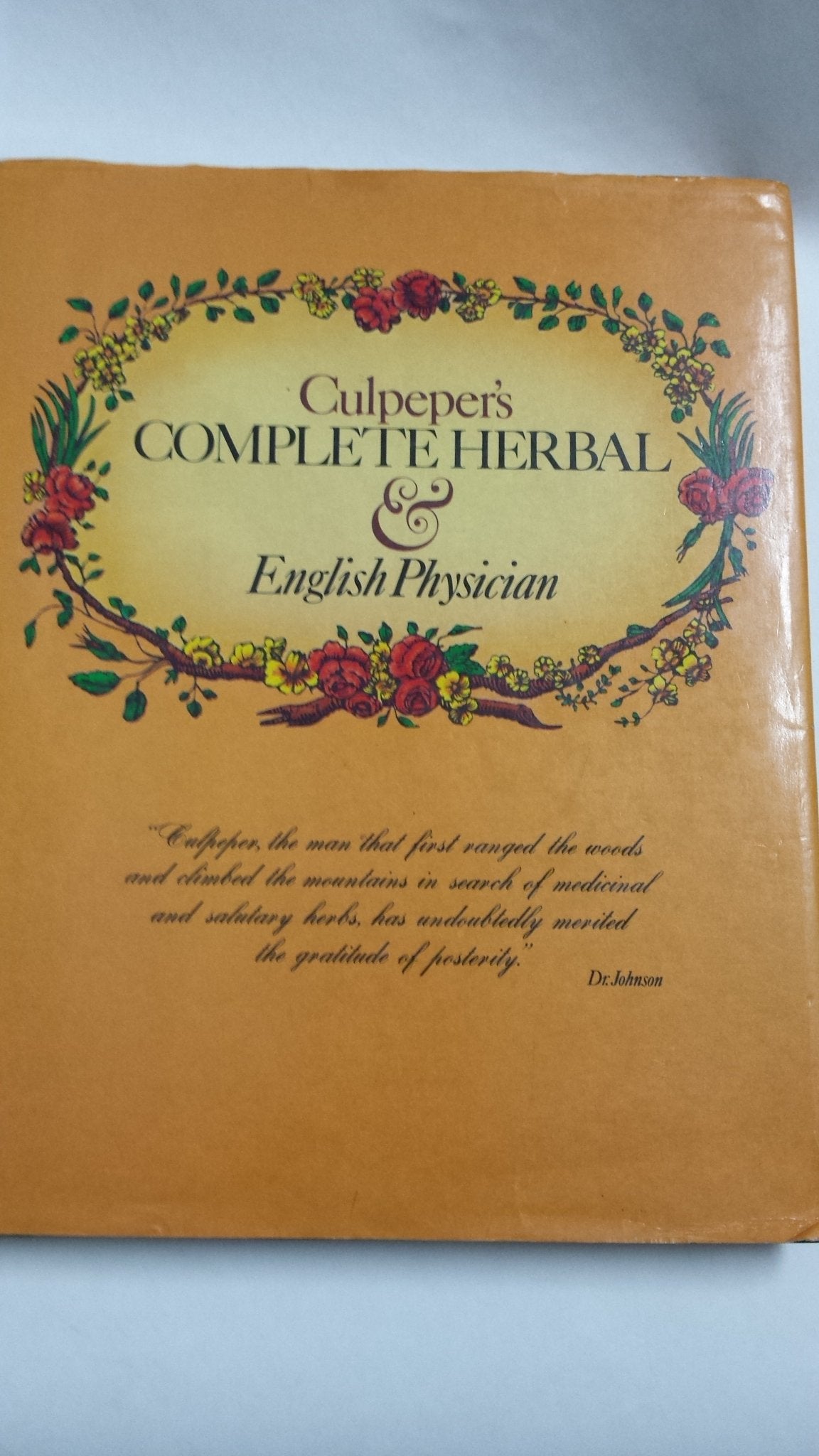Culpepper's Complete Herbal and English Physician, Enlarged book cover