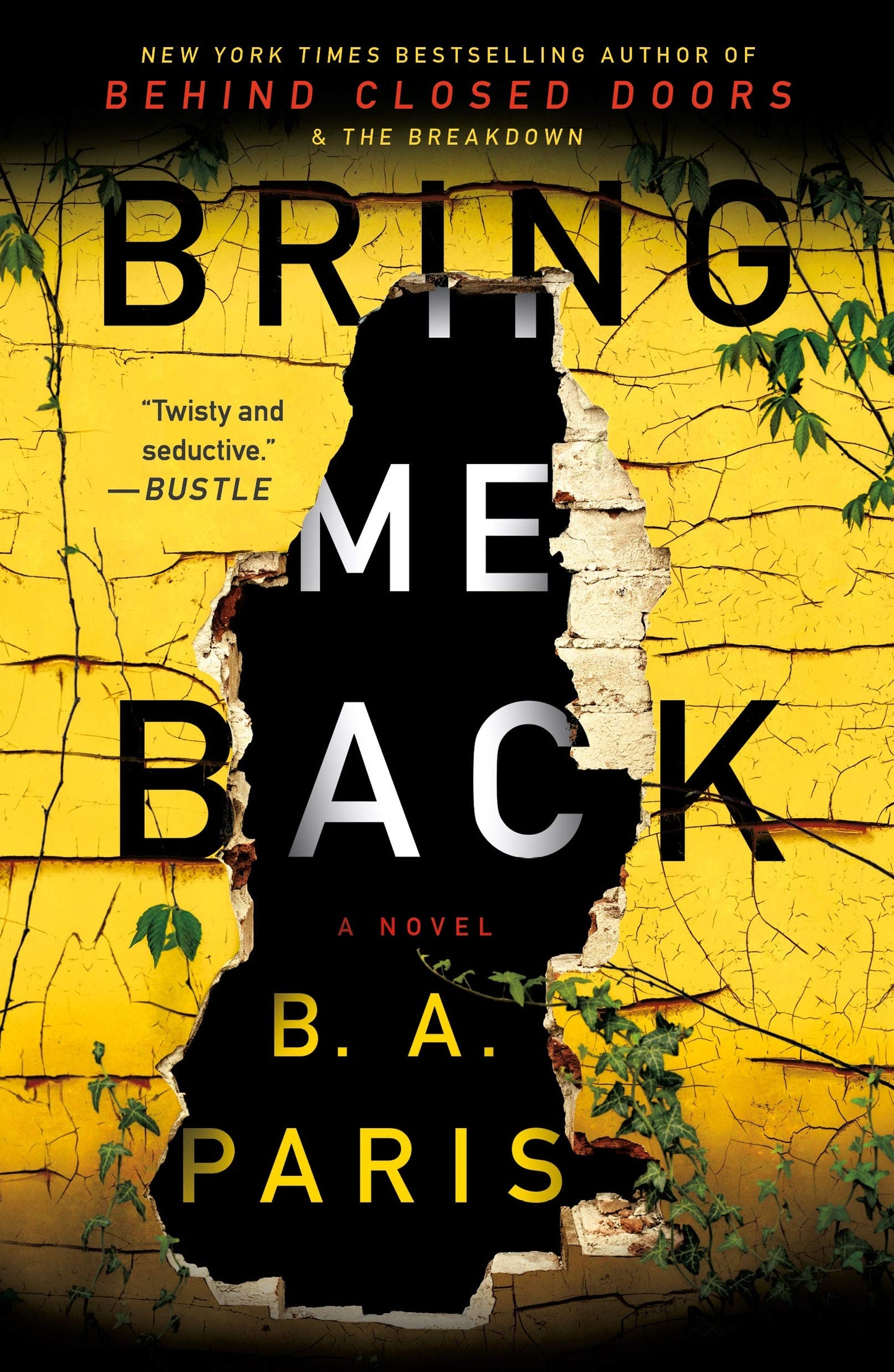 Bring Me Back book cover