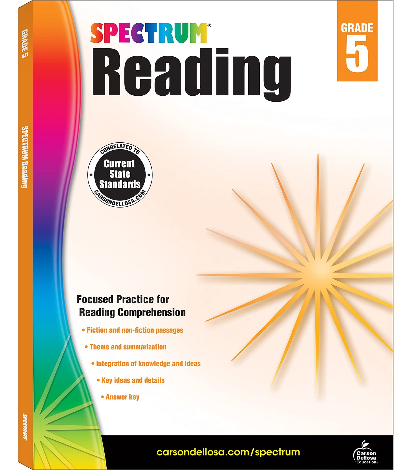 Spectrum Reading Workbook, Grade 5: Volume 24 book cover