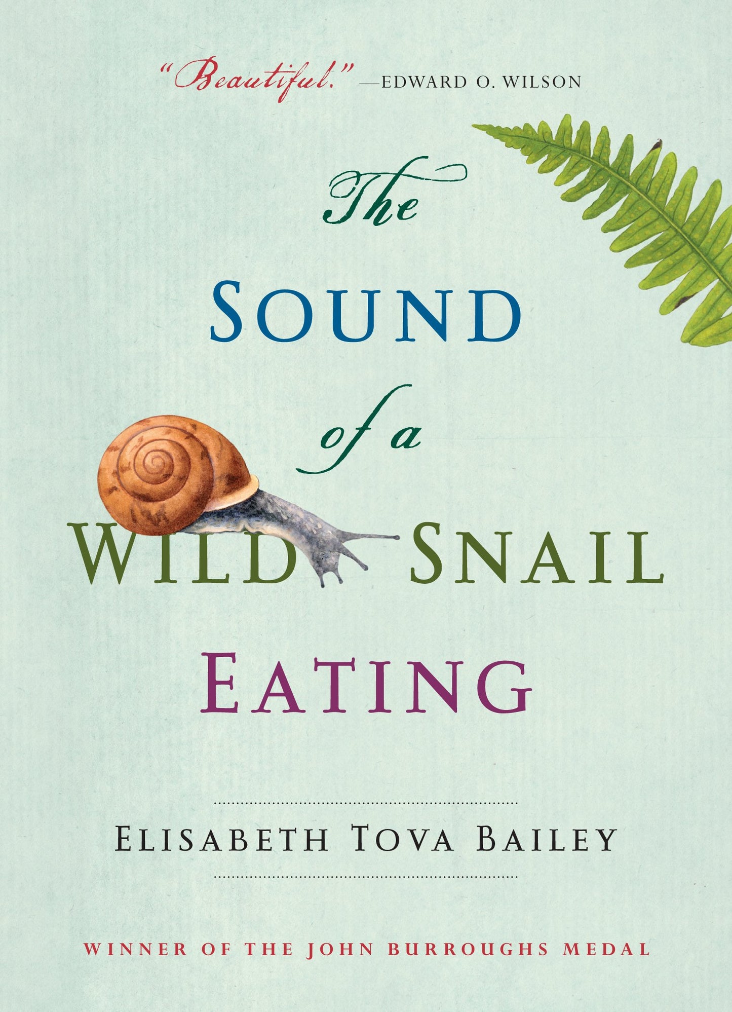 Sound of a Wild Snail Eating book cover