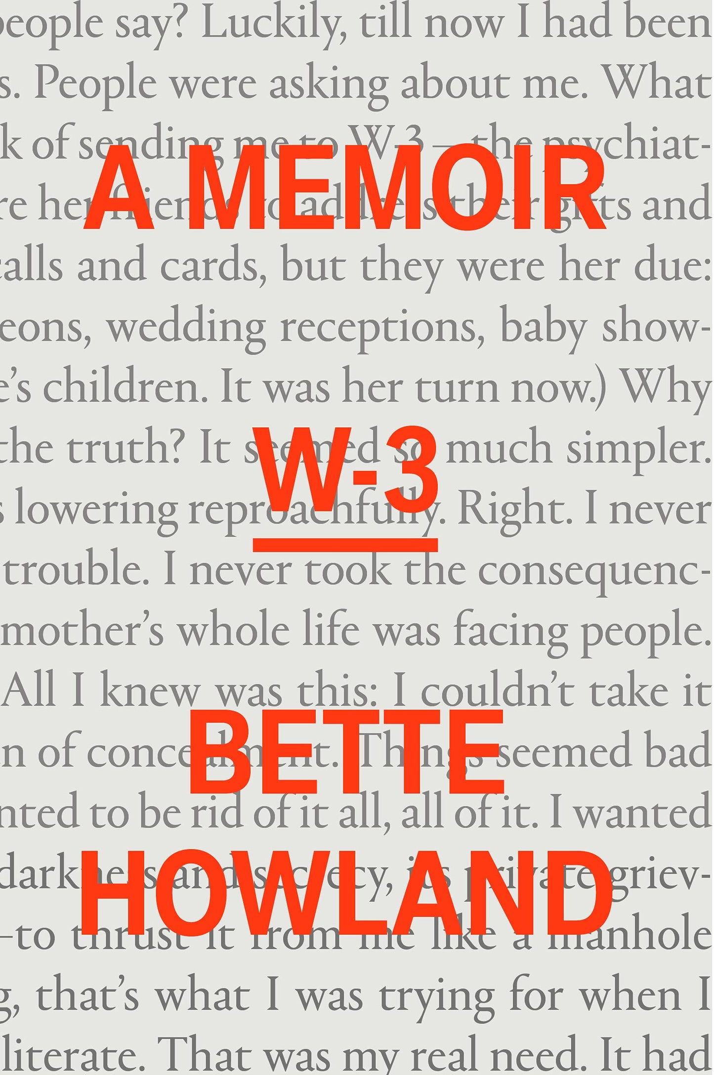 W-3 book cover