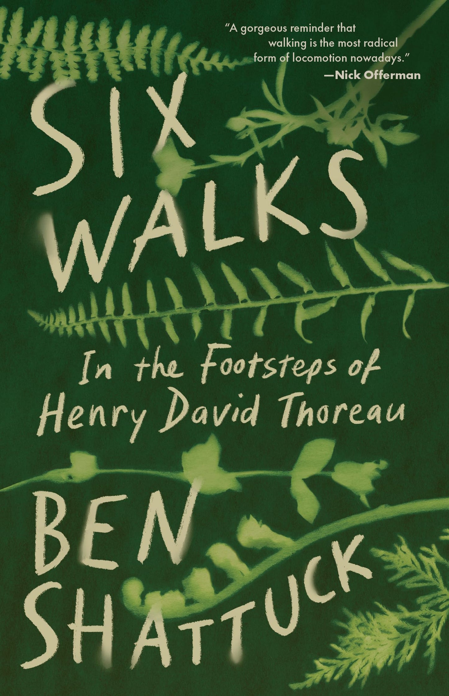 Six Walks: In the Footsteps of Henry David Thoreau book cover
