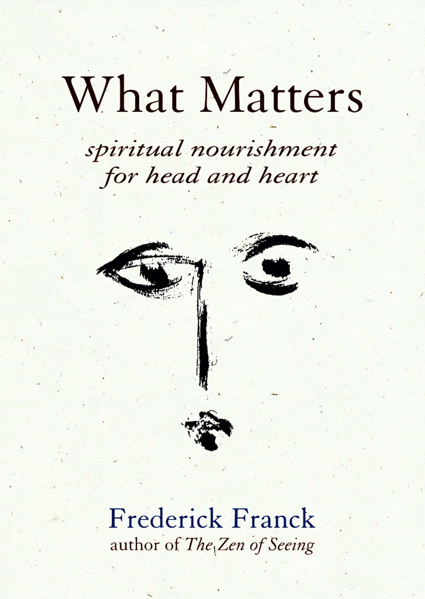 What Matters: Spiritual Nourishment for Head and Heart book cover