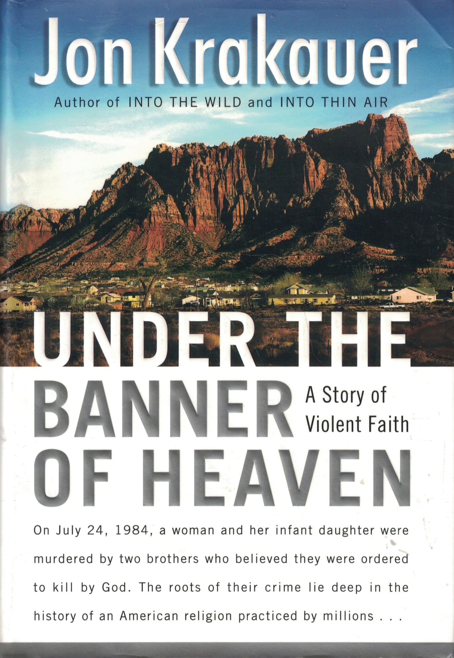Under the Banner of Heaven: A Story of Violent Faith book cover