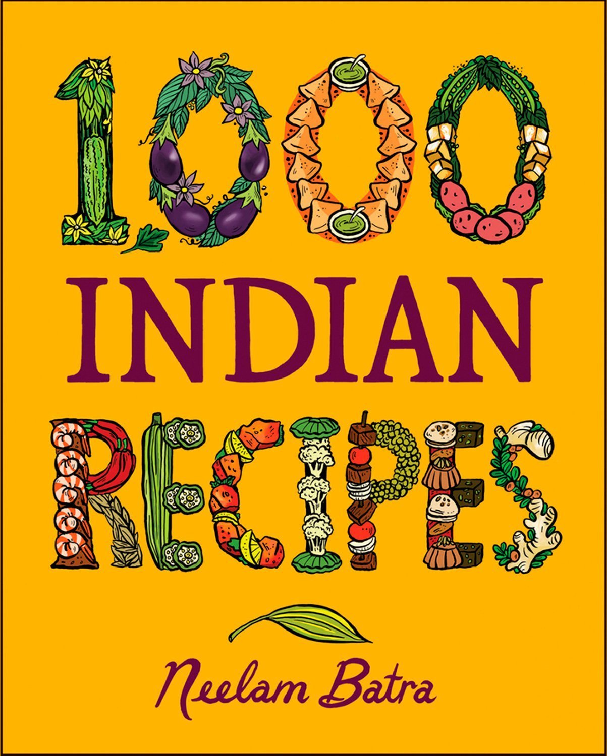 1,000 Indian Recipes book cover