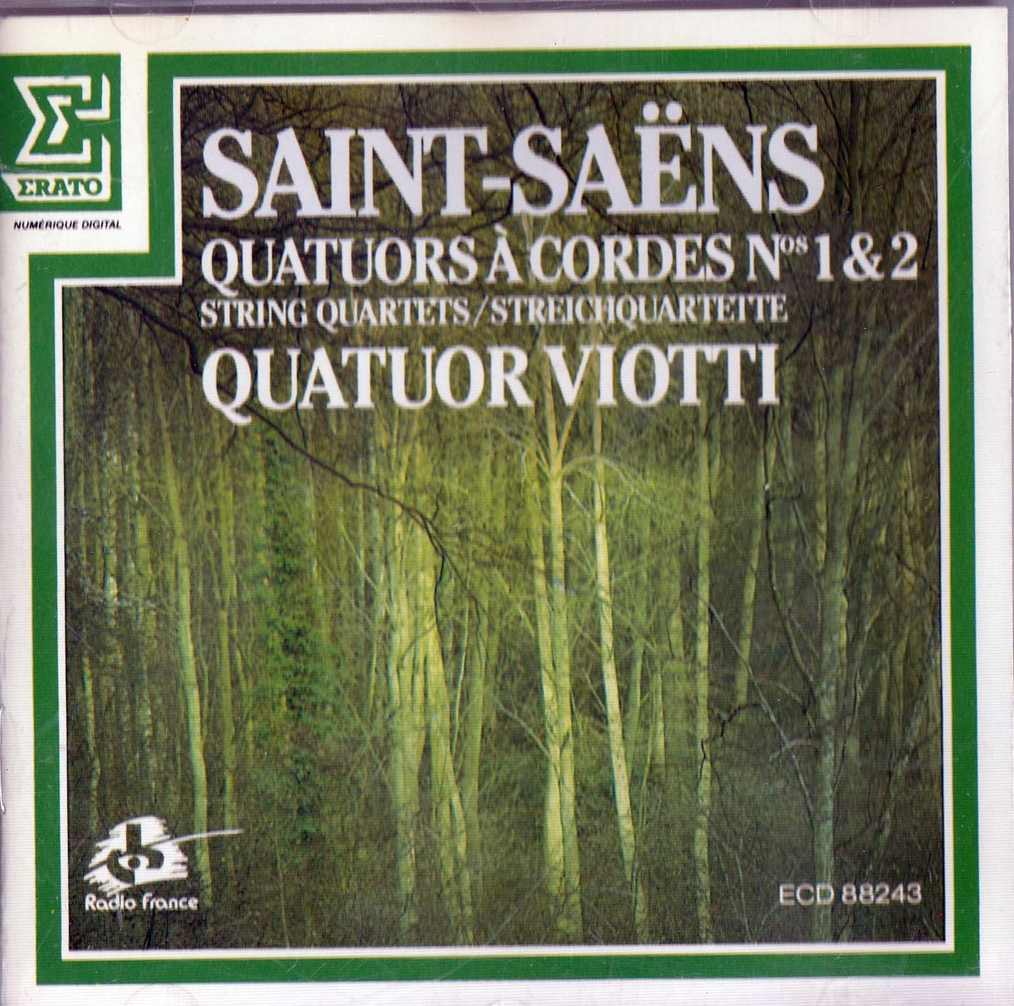 Saint-Saens:String Qts. book cover