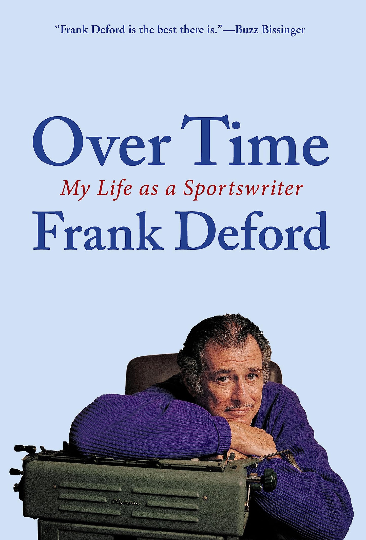 Over Time: My Life as a Sportswriter book cover