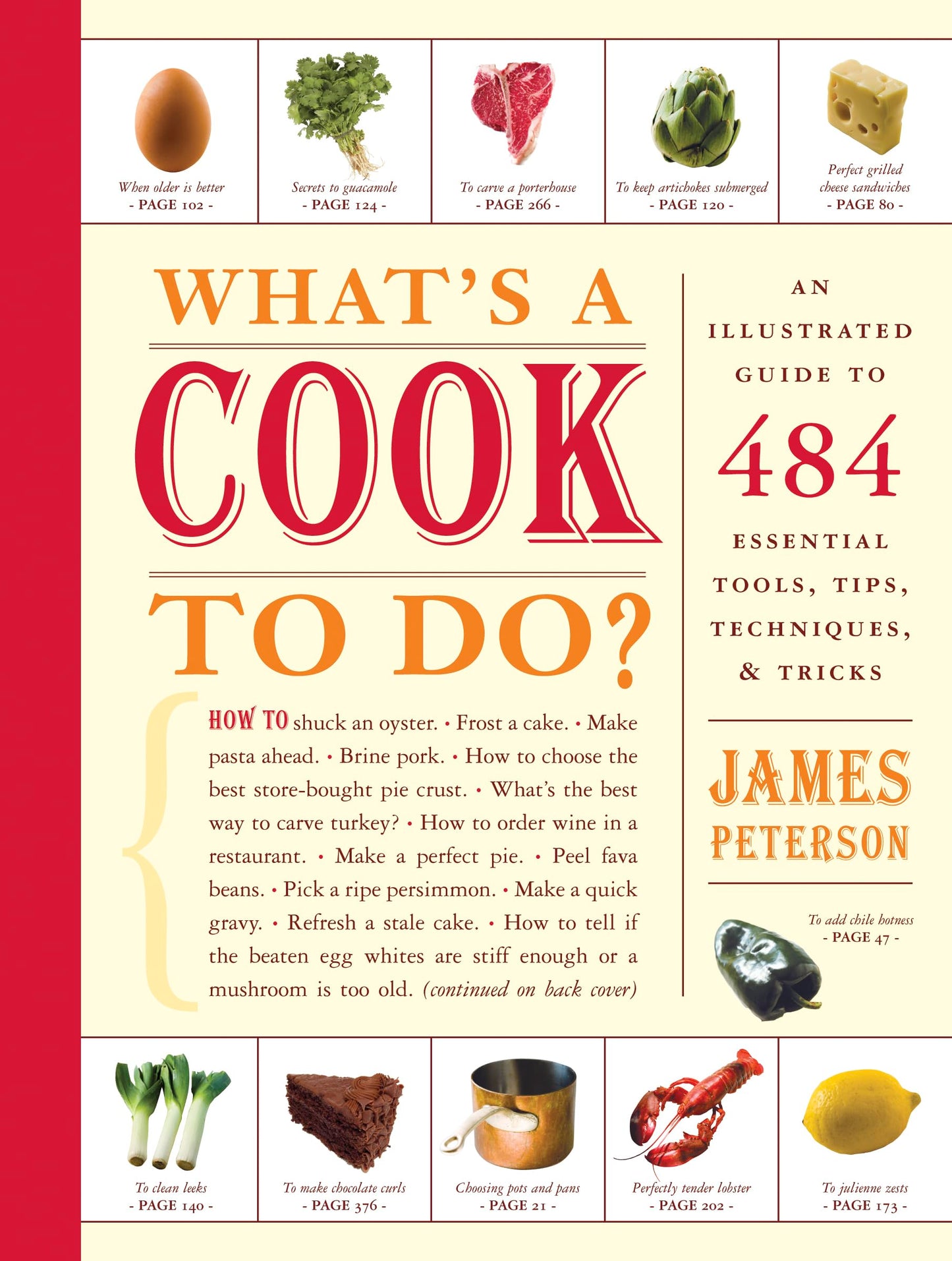 What's a Cook to Do?: An Illustrated Guide to 484 Essential Tips, Techniques, and Tricks book cover