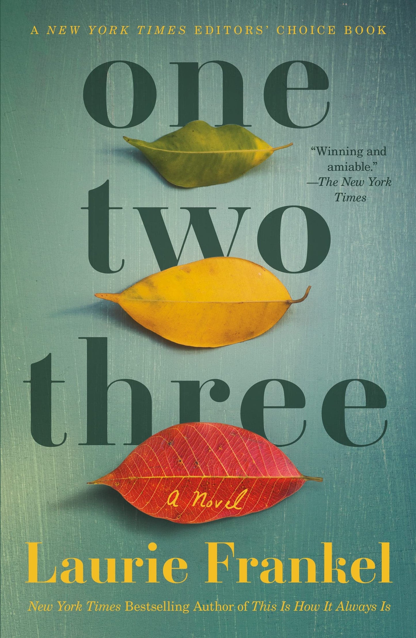 One Two Three book cover
