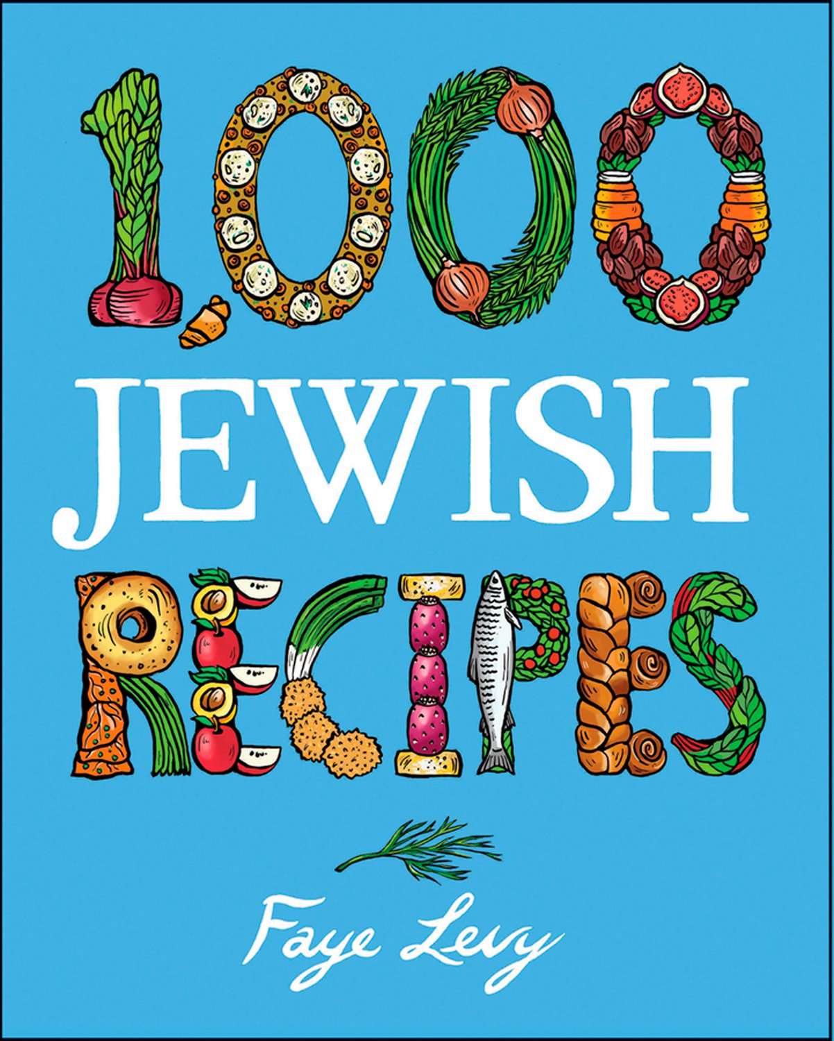 1,000 Jewish Recipes book cover