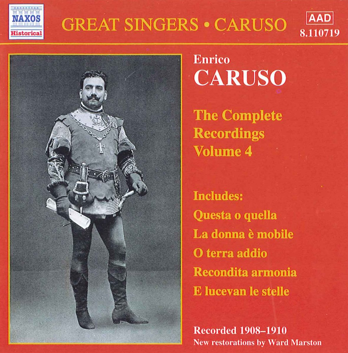 Great Singers: Enrico Caruso Compl Recordings 4 book cover