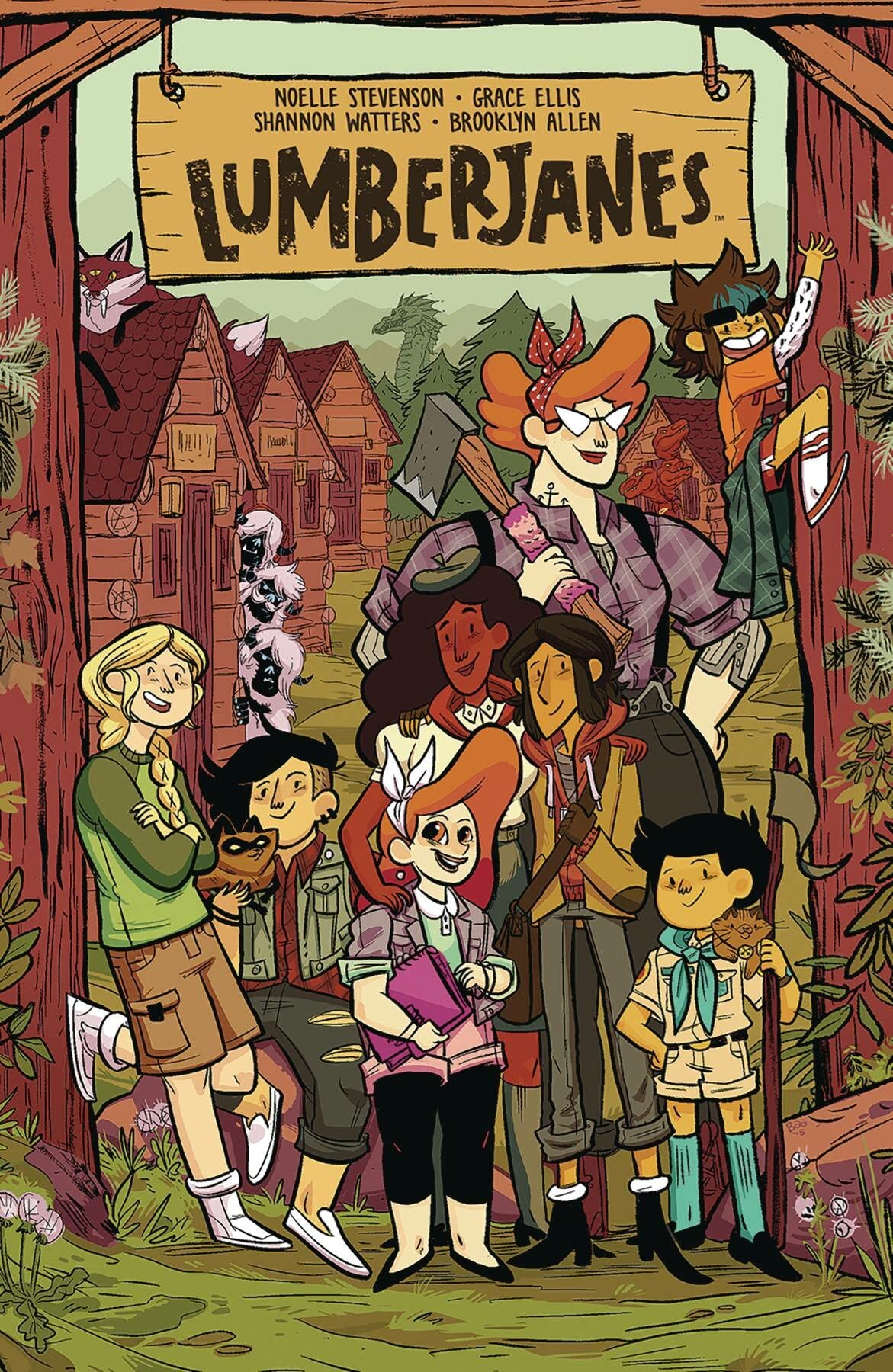 Lumberjanes Vol. 9 book cover