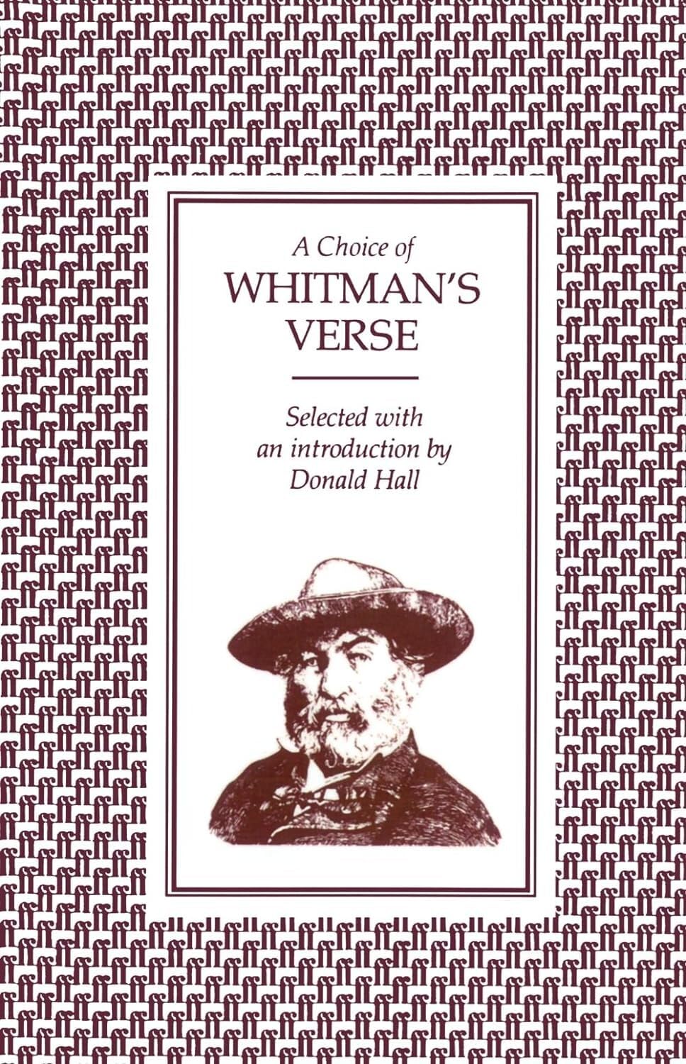 Choice of Whitman's Verse book cover