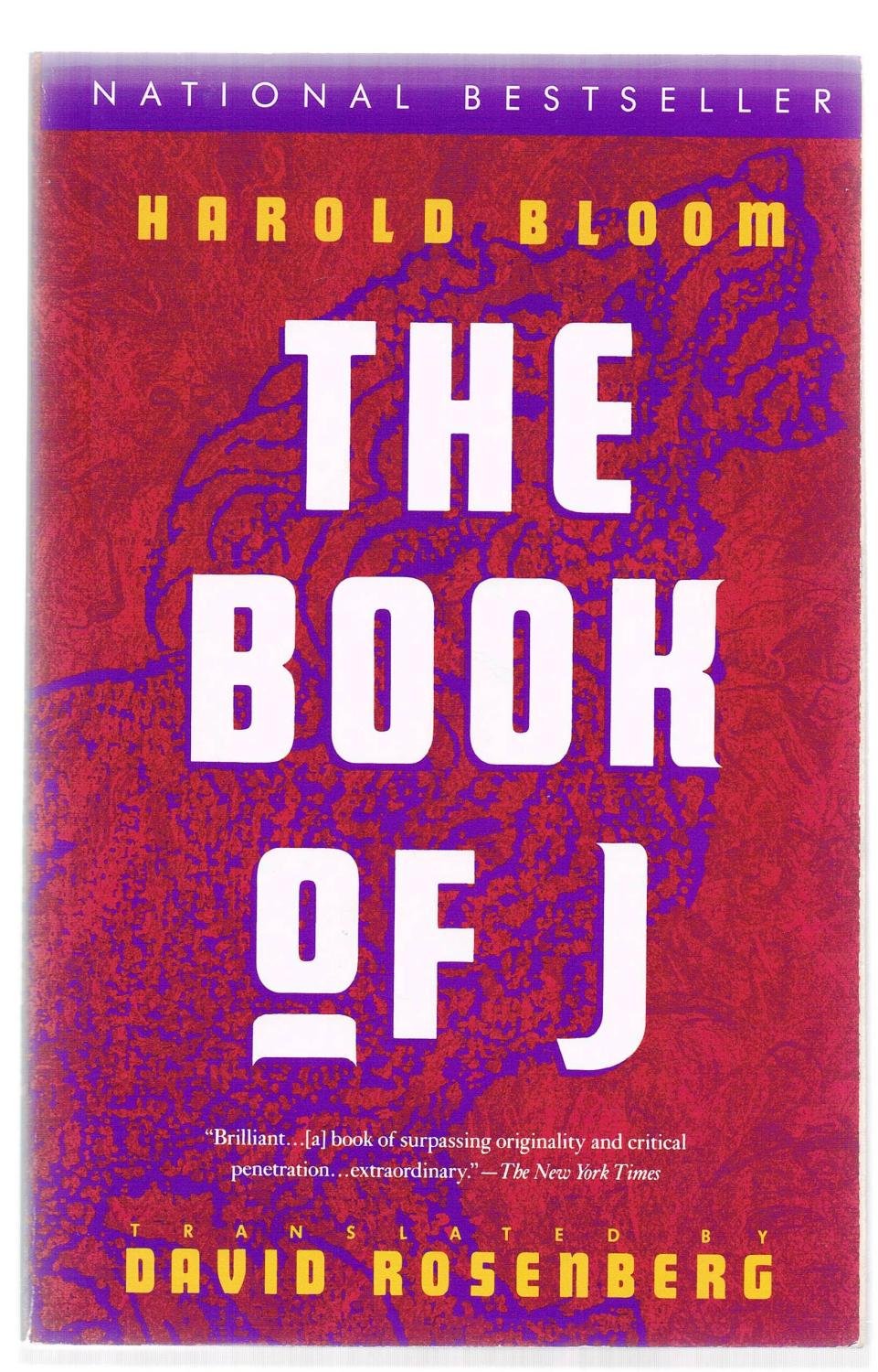 Book of J book cover