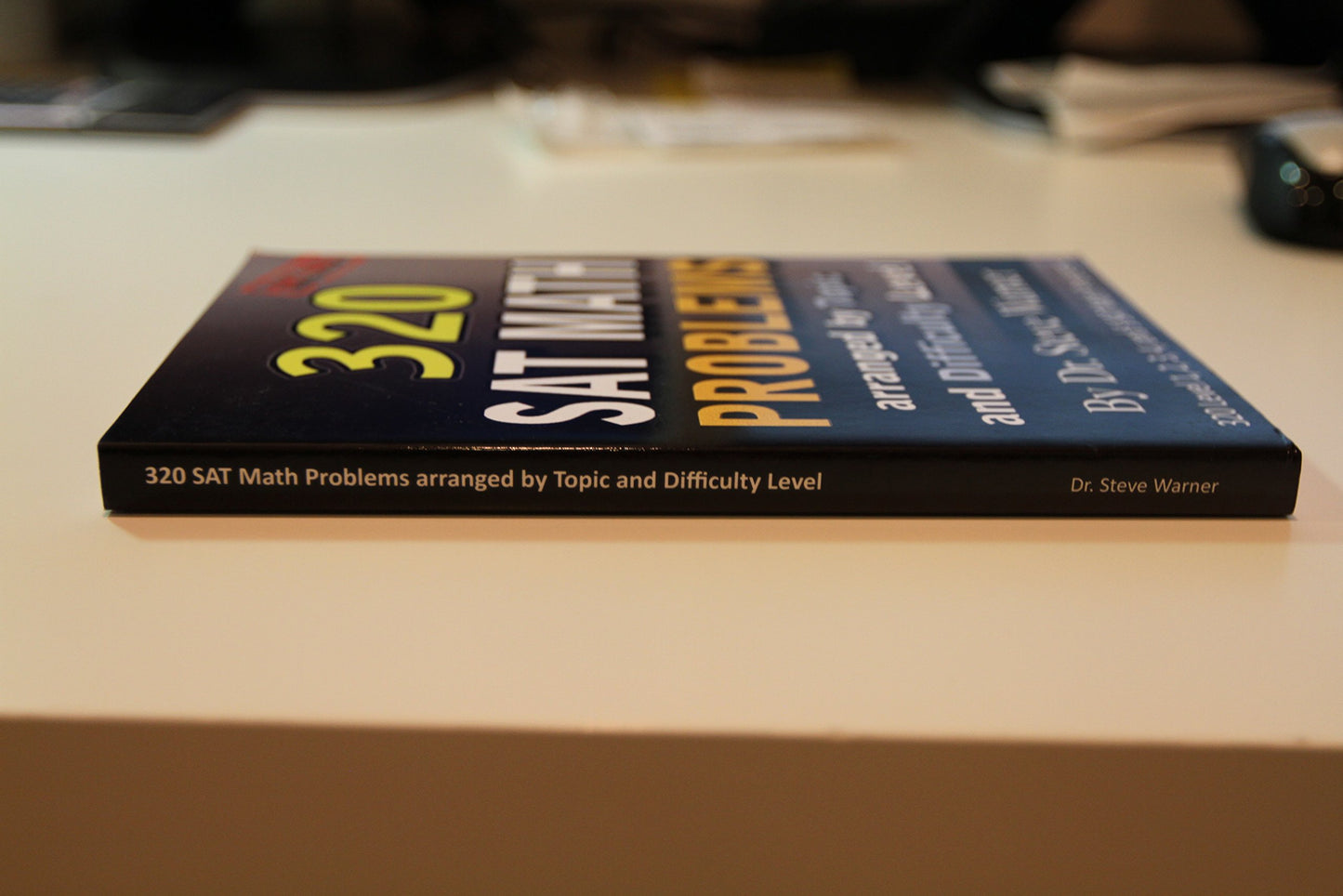 320 SAT Math Problems Arranged by Topic and Difficulty Level book cover