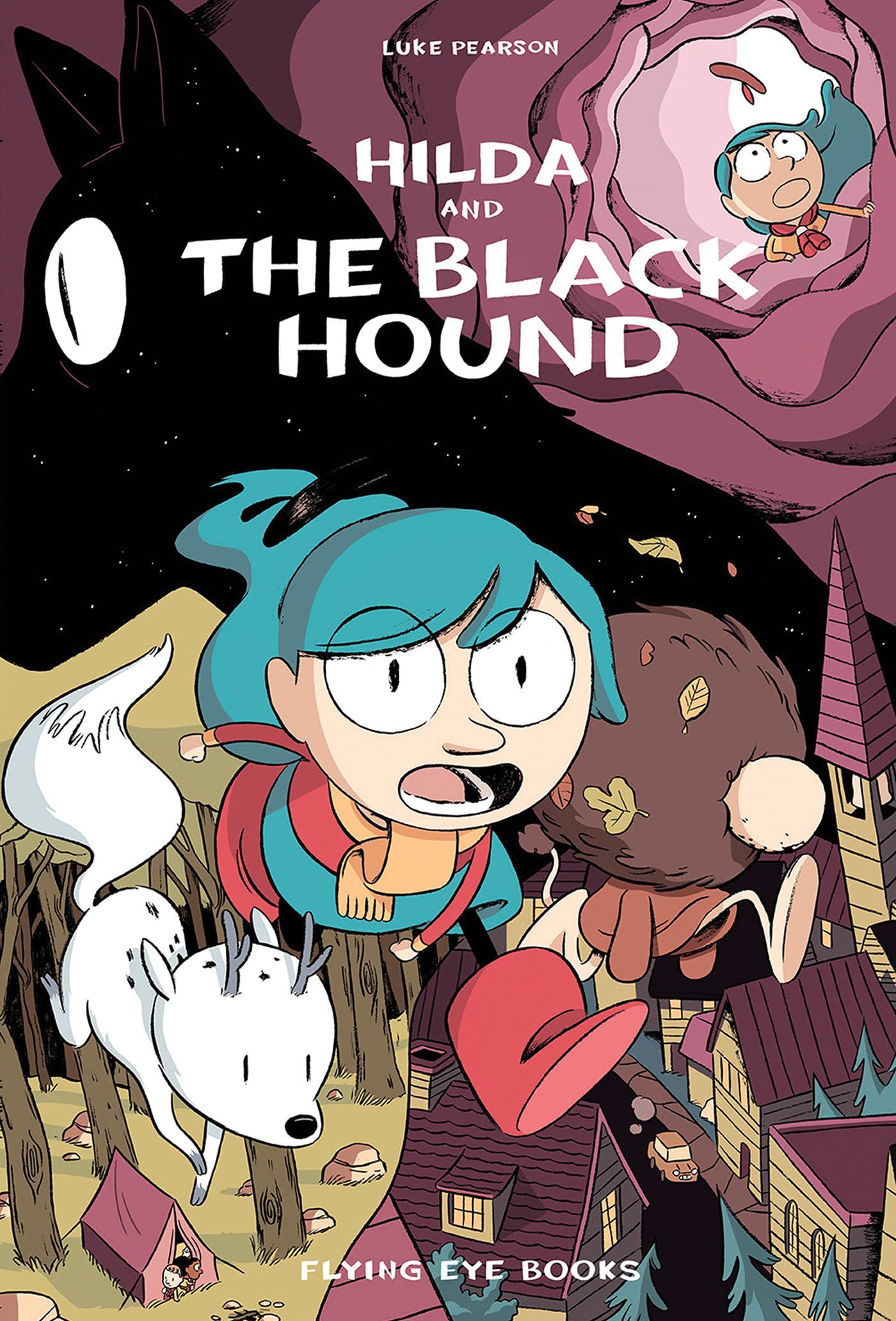 Hilda and the Black Hound book cover