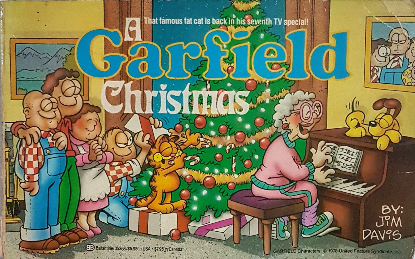 Garfield Christmas book cover