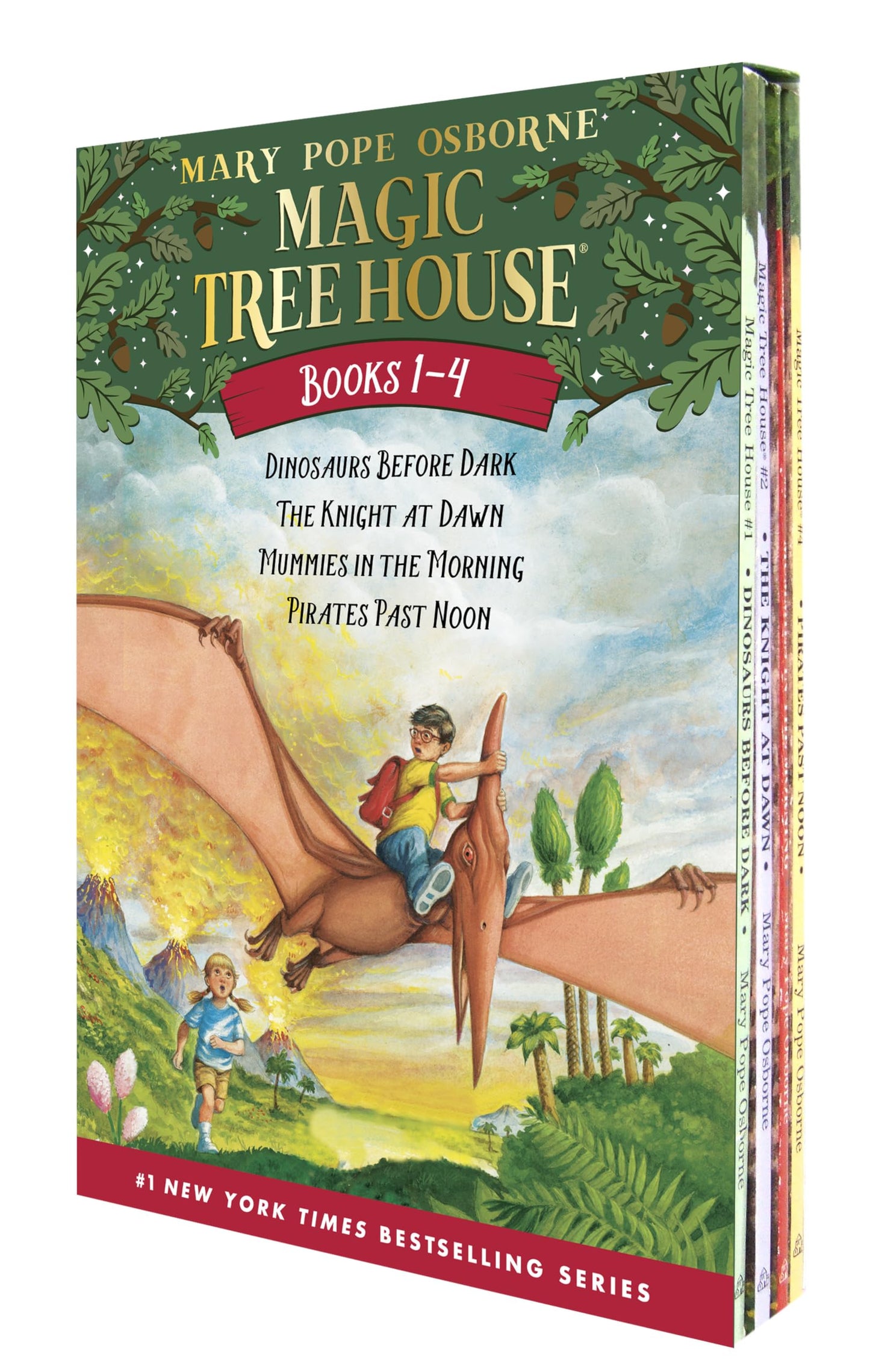 Magic Tree House #1-4 book cover