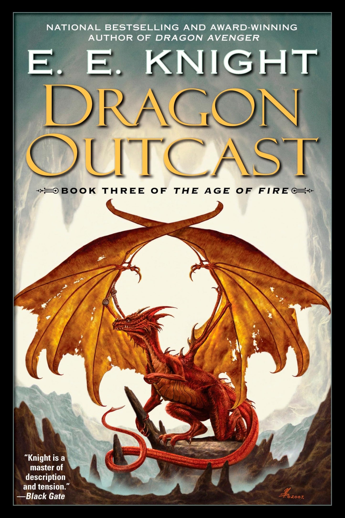 Dragon Outcast: The Age of Fire, Book Three book cover