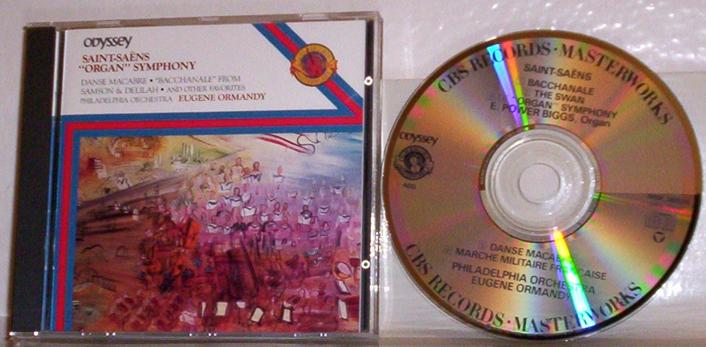 Saint-Saens: "Organ" Symphony, Danse Macabre, Bacchanale from Samson & Deliah and Other Great Orchestral Showpieces book cover