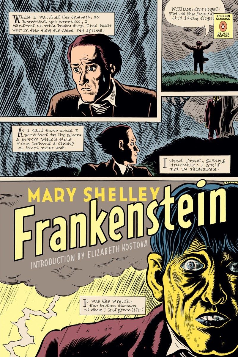 Frankenstein: (Penguin Classics Deluxe Edition) book cover