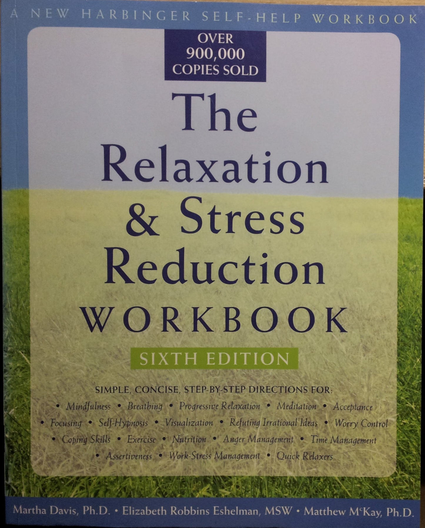 Relaxation & Stress Reduction Workbook book cover