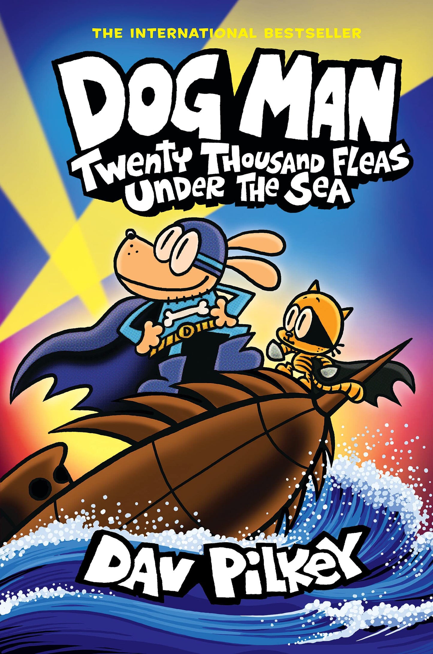 Dog Man: Twenty Thousand Fleas Under the Sea: A Graphic Novel (Dog Man #11): From the Creator of Captain Underpants book cover