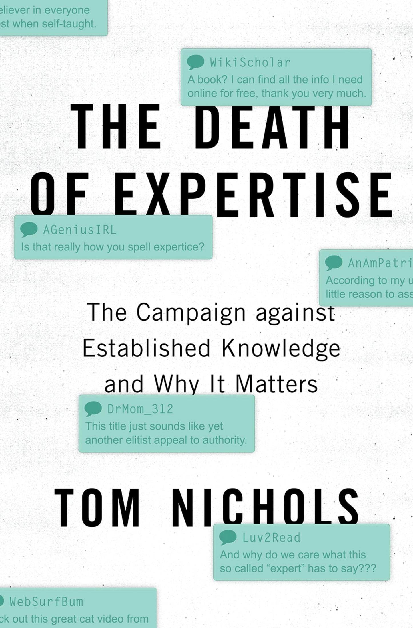 Death of Expertise: The Campaign Against Established Knowledge and Why It Matters book cover