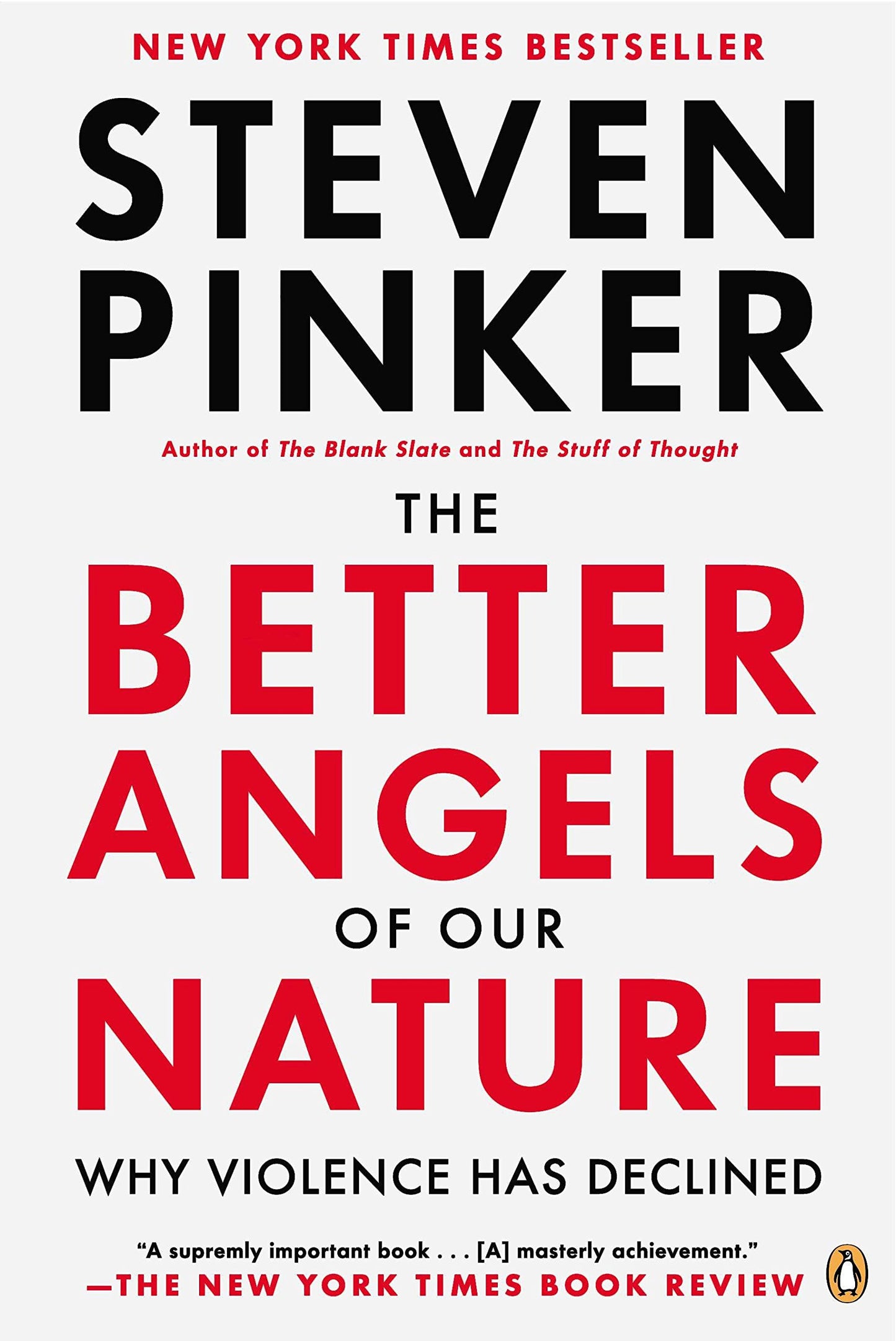 Better Angels of Our Nature: Why Violence Has Declined book cover